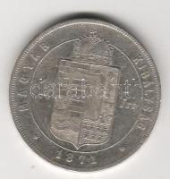 1871K.B. 1Ft ezüst T:3/4 R!