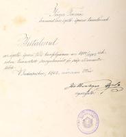 Magyarország a párisi világkiállításon. 1900. A kereskedelemügyi, földmívelésügyi és vallás- és közoktatásügyi ministerek támogatásával kiadják Hornyánszky Viktor és Erdélyi Mór. 1902-es iskolai ajándékozási bejegyzéssel, Kolbenheyer Gyula (1851-1918) építész, festőművész, építészeti szakíró, a Felső Építőipari Iskola igazgatójának (1898-1918) autográf aláírásával, az iskola pecsétjével.  Bp., 1901., Hornyánszky Viktor-ny., VII+201+3 p.+ 3 (portréfotók: Ferenc Ferdinánd főherceg, Dr. Hegedüs Sándor, Lukács Béla a magyar kiállítás kozmánybiztosa) t. Rendkívül gazdag és izgalmas egészoldalas és szövegközti fekete-fehér képanyaggal, szecessziós könyvdíszekkel gazdagon illusztrált. Kiadói szecessziós, festett egészvászon-kötés, Gottermayer-kötés, kopott borítóval.