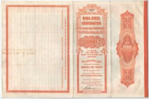 Amerikai Egyesült Államok / New York / Magyarország 1925. "Rimamurány-Salgótarjáni Vasmű Rt.&qu...