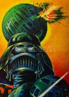 Helényi Tibor (1946-2014): A Csillagok háborúja (Star Wars), 1979-es plakát 1991-es eredeti eszközök...