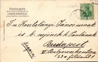 1908 Bad Ems, Erinnerung an Kaiser Wilhelm I. Aufenthalt in seinem geliebten Ems, und Höchst seine S...