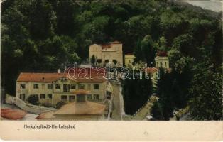 Herkulesfürdő, Baile Herculane; látkép. Jäger Emil kiadása / general view, spa (EK)