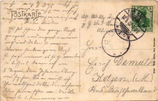 1908 Bad Nauheim, Kurhaus, Terrasse. Wilh. Koch / spa, bath, terrace (EK)