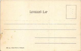 1905 Herkulesfürdő, Baile Herculane; Lívia nyaraló. Divald Károly 909. sz. / Villa Livia (lyuk / hol...