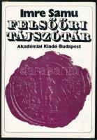 Imre Samu: Felsőőri tájszótár. Bp., 1973, Akadémiai. Kiadói egészvászon kötés, papír védőborítóval, jó állapotban.
