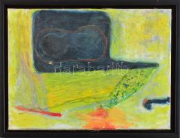 Jelzés nélkül: Színes kép. Olaj, vászon. Apró felületi sérülésekkel. Fakeretben. 30×40 cm