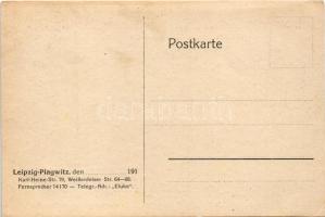 1913 Leipzig, Internationale Baufach-Ausstellung Stand Nr. 767. Kuntze &amp; Leistner, elektrisc...