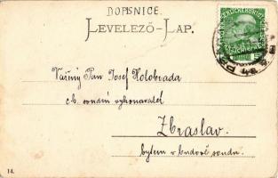 1911 Hortobágy, a hortobágyi nagy híd mellett, magyar folklór. Eperjesy István kiadása (kopott sarka...