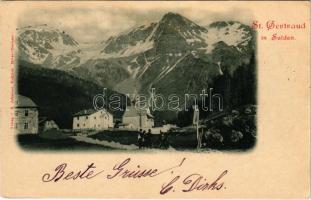 1898 Santa Gertrude, Sankt Gertraud (Ultimo, Ulten; Südtirol); general view, B. Johannes (EK)
