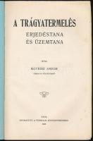 Kotrisz Andor: A trágyatermelés erjedéstana és üzemtana. Pápa, 1926, Főiskolai Könyvnyomda, 132+(12)...