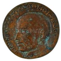 DN "Loyolai Szent Ignác 1491-1556" egyoldalas, öntött bronz emlékérem. Szign.: "MKJ" (95mm) T:AU,XF, patina ND "Ignatius of Loyola 1491-1556" one-sided, cast bronze commemorative medallion. Sign.: "MKJ" (95mm) C:AU,XF, patina