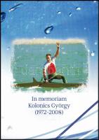 2008 In memoriam Kolonics György emlékív ajándék füzetben