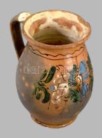 Szilke, Somogy, XIX. sz. Mázas cserép, sérüléssel. 19 cm