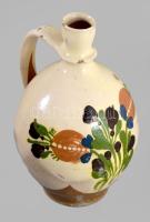 Vizes korsó, Somogy, XIX. sz. Mázas cserép, kis lepattanással. 29 cm