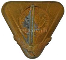 1959. "10 éves a Vérellátó Szolgálat 1949-1959" bronz jelvény (35x37mm) T:AU