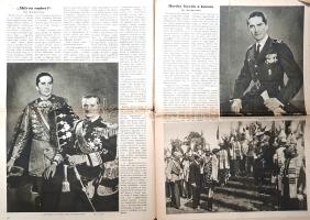[Folyóirat] A Képes Vasárnap képes hetilap három lapszáma, Horthy István kormányzóhelyettessé válasz...