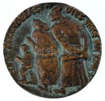 Csúcs Ferenc (1905-1999) 1939. "IV. Béla / Tatárdúlás - Dies Irae am 1241" kétoldalas, önt...