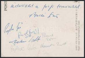 1988 Szöul magyar olimpikonok, Borkai Zsolt, Kováts Zsolt, Fajkusz Csaba, stb aláírásai az olimpiáró...