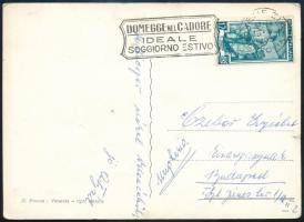 Czibor Zoltán az Aranycsapat labdarúgójának autográf képeslapja / Autograph signed postcard of the Hungarian football player Czibor