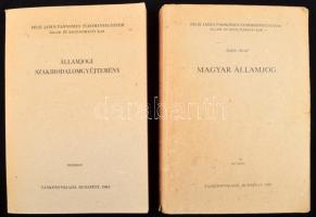 Ádám Antal: Államjogi szakirodalomgyűjtemény. Kézirat. Bp., 1984, Tankönyvkiadó. + Ádám Antal: Magya...