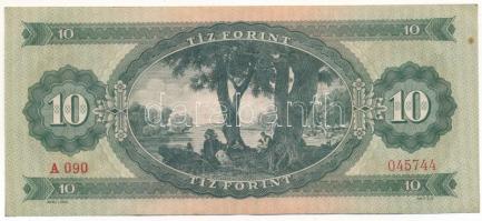 1960. 10Ft "A 090 045744" T:F, szép papír, kis folt
Adamo F6