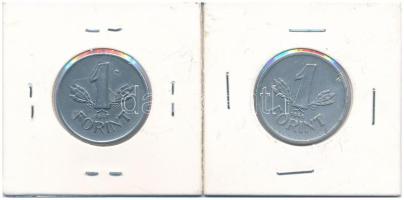 1946-1947. 1Ft Al "Kossuth-címer" (2xklf) papírtokban T:VF, egyik technológiailag enyhén hibás: verőtő-hiba Adamo F6