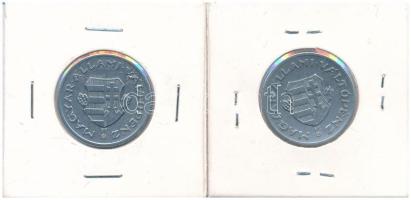 1946-1947. 1Ft Al "Kossuth-címer" (2xklf) papírtokban T:VF, egyik technológiailag enyhén h...