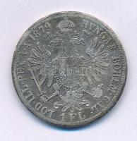 Ausztria 1879. 1Fl Ag "Ferenc József" T:F patina Austria 1879. 1 Florin Ag "Franz Joseph" C:F patina Krause KM#2222