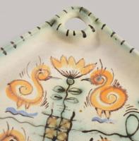 Gorka Iparművészeti Vállalatos kerámia tál. Mázas kerámia, jelzett, hibátlan 26x22 cm