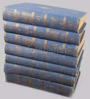 Renan, [Ernest] Ernő: A kereszténység eredetének története. I-VII. köt. [Teljes!] (1. Jézus élete. 2. Az apostolok. 3. Szent Pál. 4. Az antikrisztus. 5. Az Evangeliumok és a második keresztény nemzedék. 6. A keresztény egyház. 7. Marcus-Aurelius és az antik világ vége.) Ford.: Salgó Ernő. Bp., Dick Manó. Kiadói egészvászon kötés, sérült gerinc, kopottas állapotban.