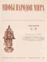 A világ népeinek mítoszai I-II. Orosz nyelvű kiadás. 1980. Kiadói egészvászon kötés, jó állaptoban