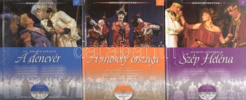 Híres operettek 1-20. Teljes sorozat. Könyvek és CD melléklet Bontatlan fóliában mindegyik