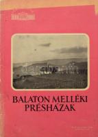Vajkai Aurél: Balaton melléki présházak. Műemlékeink sorozat. Bp., 1958, Képzőművészeti Alap, 46+(2) p. Fekete-fehér képekkel illusztrálva. Kiadói tűzött papírkötés, kissé viseltes, sérült borítóval, helyenként foltos lapokkal. A címlap és több lap kézzel írt versekkel, dalszövegekkel sűrűn teleírva + külön lapokon további feljegyzésekkel.