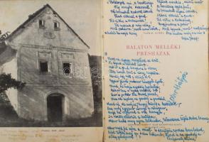 Vajkai Aurél: Balaton melléki présházak. Műemlékeink sorozat. Bp., 1958, Képzőművészeti Alap, 46+(2)...