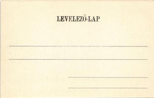 Hortobágy, csikós legények, magyar folklór. Pongrácz Géza kiadása, Kiss Ferenc eredeti fényképe után