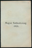 1938 Bp., Magyar Sakkszövetség által kiállított fényképes igazolvány a Tungsram Sakkosztálya verseny...