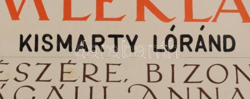 1948 Emléklap a Margit híd újjáépítésében való részvételért, Kismarty-Lechner Loránd (1883-1963) épí...