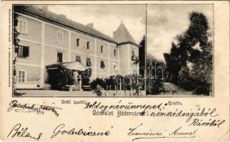 1907 Hédervár, Gróf Khuen-Héderváry kastély, Kontfa. Rembrandt fényirda, a héderi szövetkezet kiadása (EB)