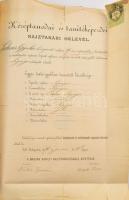 Lechner Gyula (1841-1914) festőművész okmány hagyatéka, Kismarty-Lechner Loránd (1883-1963) építész,...