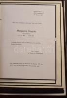 ca 1900-1980 A Kismarty-Lechner és a Doppler családhoz kapcsolódó halotti értestítők gyűjteménye, kb...