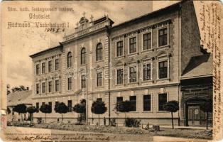 1903 Hódmezővásárhely, Római katolikus leánynevelő intézet. Grossmann Benedek utóda kiadása (b)