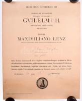 1911 Berlin, Universitas Friderica Guilelma Berolinensis (Friedrich-Wilhelms-Universität, ma Berlini Humboldt Egyetem) oklevele Proszt János (1892-1968) kémikus, vegyészmérnök részére, latin nyelven, feltekerve, 53x42 cm