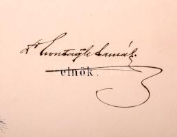 1918 Bp., a Magyarhoni Földtani Társulat tagfelvételi oklevele Jordán Gizella részére, Szontagh Tamá...