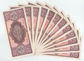 1946. 1.000.000.000P (12x), közte "R 344 000452" + "R 218 000693" + közte 2x sor...