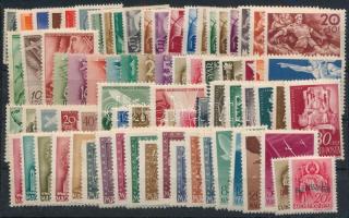 Kis tétel stecklapon az 1930-as 1940-es évekből, benne 76 db bélyeg
