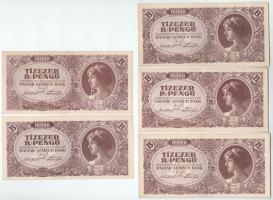 1946. 10.000BP (5x) T:XF, közte F szép papír Adamo P35