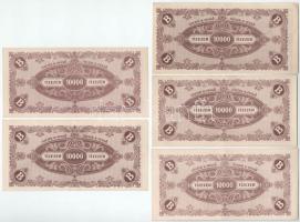 1946. 10.000BP (5x) T:XF, közte F szép papír
Adamo P35