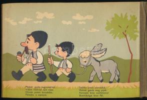Erdélyi András (szerk.): A molnár, a fia meg a szamár. Jankó Béla rajzai. Bp., Offset Nyomda. Félvás...
