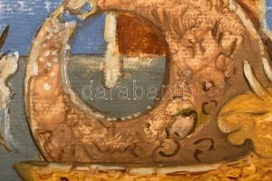 Marosi Ilona (1941-), 2 db mű: "Rakamazi madárszimbólum", 2002 és "Napkorongos nagysz...