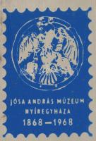 Jósa András Nyíregyháza 1868-1968 2 különböző levélzáró 4-es és 5-ös csík